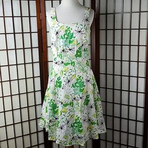 Sleeveless Floral Fit & Flare Dress Size 9/10